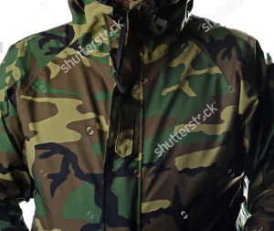 camouflage with a mask